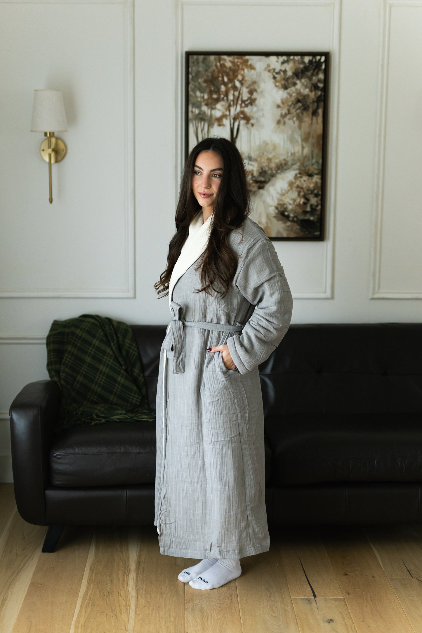 The Boreal Unisex Fleece Robe