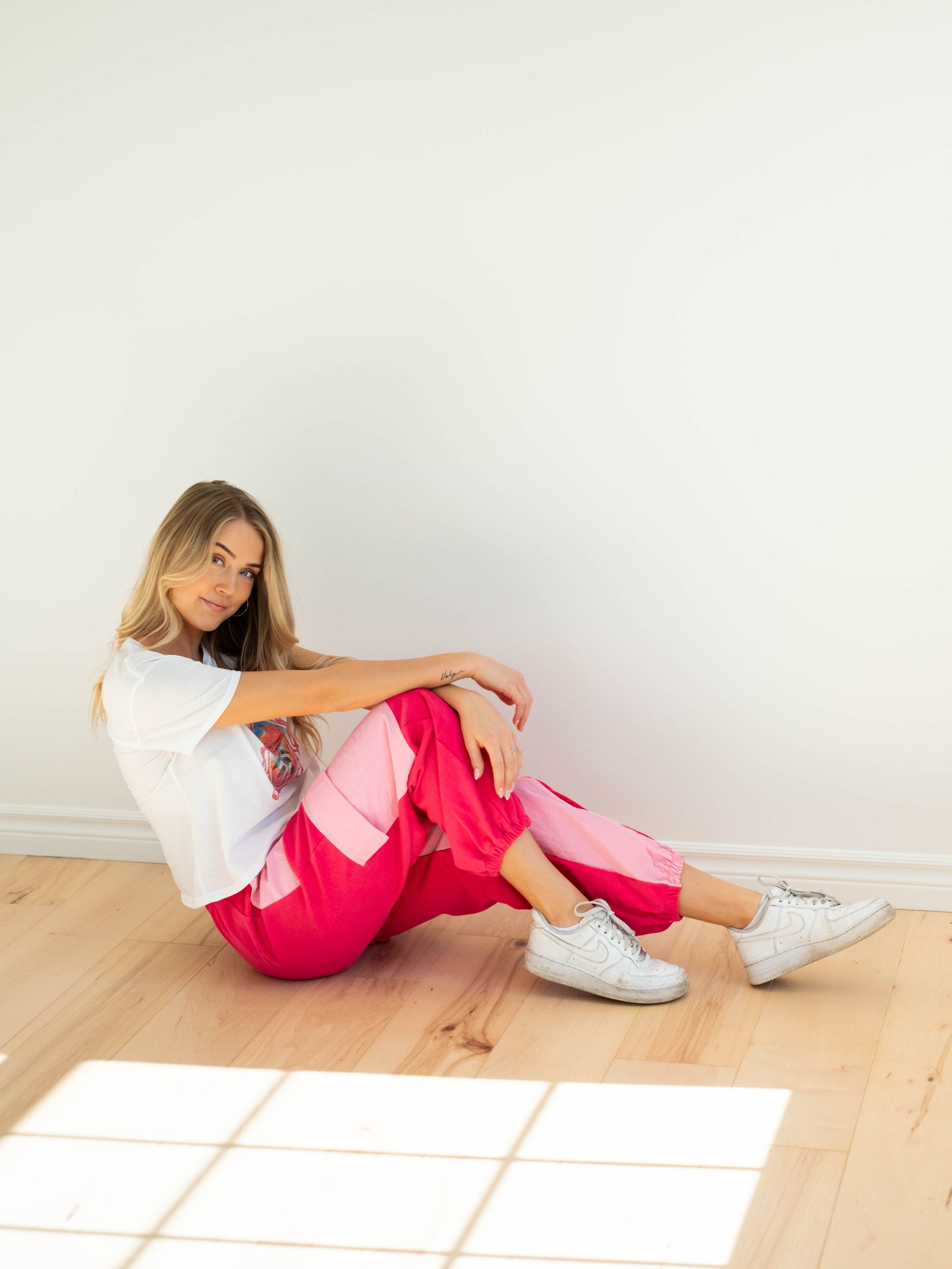 Poppy Colour Block Joggers