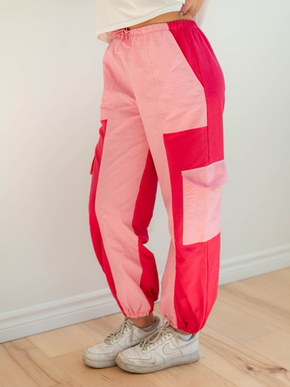 Poppy Colour Block Joggers