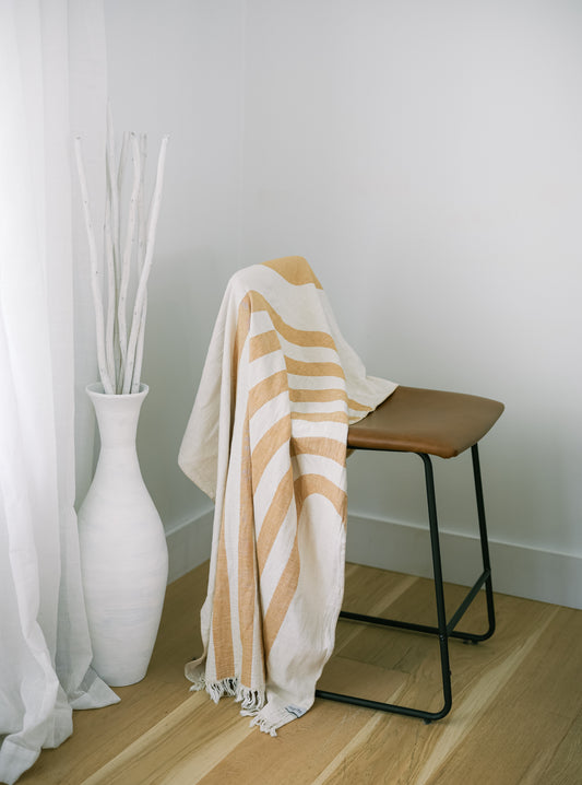 The Retro Curve Turkish Towel