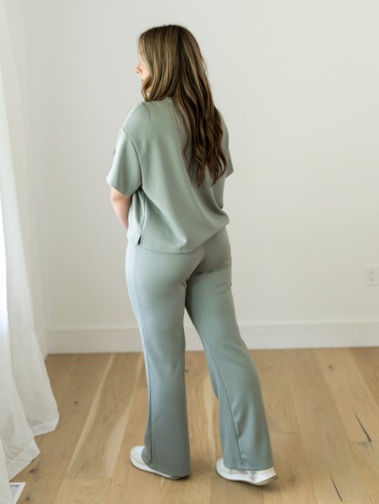 Tess Soft Knit Flared Pants