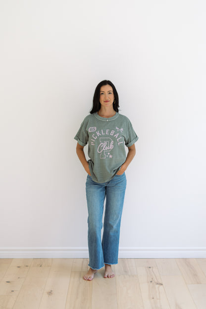 Pickleball Club Boyfriend Tee